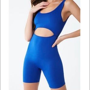 Blue Spandex Romper